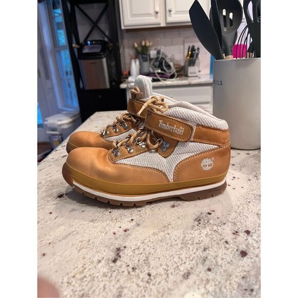 Timberland Wheat Tan Field Boot sz 5 - Picture 1 of 7